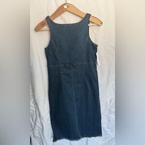 Vintage 90s y2k Connected brand Denim Sleeveless Dress size 14 new with tag!